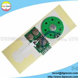 OTP sound module for greeting cards